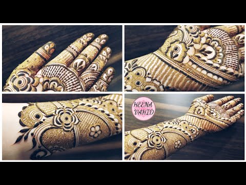 *New* Indian Bridal henna design 2020 | beautiful dulhan mehndi | Heena Vahid.