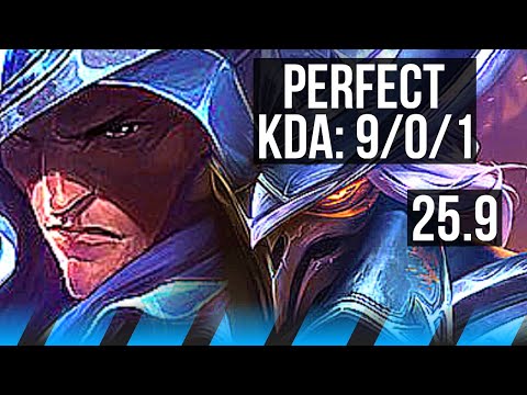 TALON vs VIKTOR (MID) | 9/0/1, Legendary, 800+ games | KR Master | 25.9