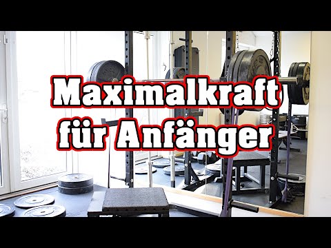 Wie du als Anfänger mit dem Maximalkraft Training startest