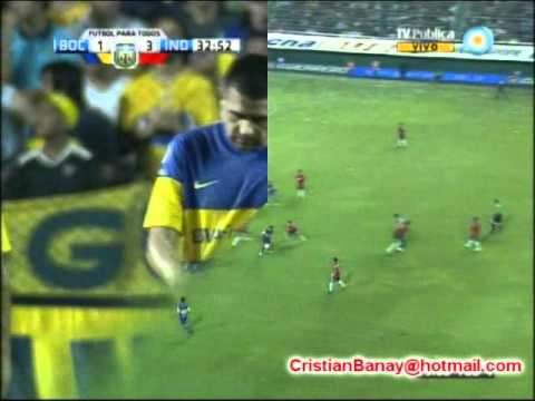 Boca 4 Independiente 5 Clausura 2012 Los goles (Relato Walter Saavedra )
