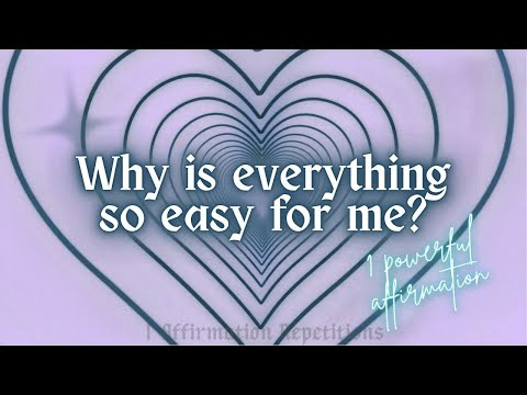 ASKFIRMATION MANTRA ✧ "Why Is Everything So Easy For Me?!" | Looped Robotic Affirmation
