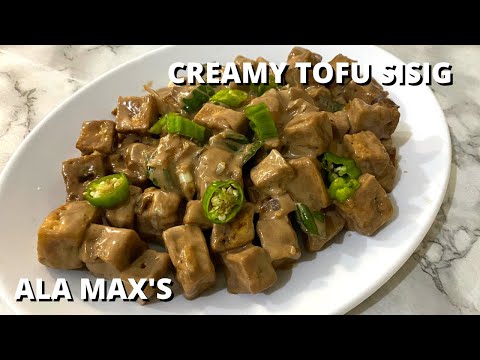 CREAMY TOFU SISIG ALA MAX RECIPE | Fried Tofu Mayo Recipe