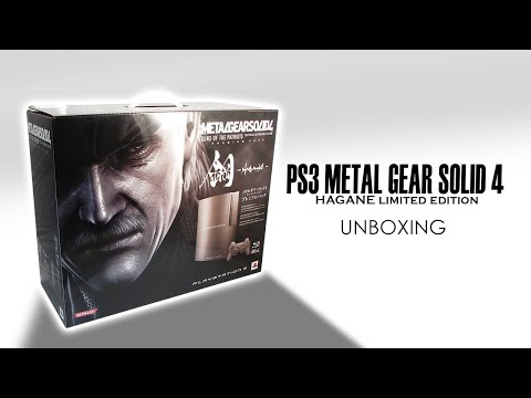 Unboxing MGS4 Hagane Limited Edition PS3