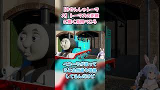 【きかんしゃトーマス】トーマスの正確に驚く兎田ぺこら　#兎田ぺこら #ホロライブ #きかんしゃ #hololive  #ぺこら切り抜き