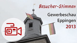 preview picture of video 'www.teamfoto-gmbh.de - Besucher-Stimmen zur Gewerbeschau Eppingen 2013'