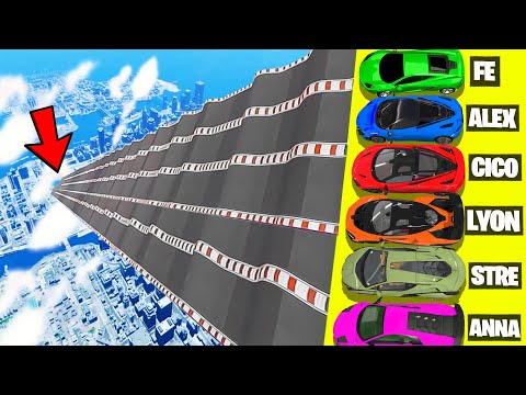 PORTO I MIEI AMICI nel PUNTO PIÙ ALTO DEL MONDO su GTA5!!