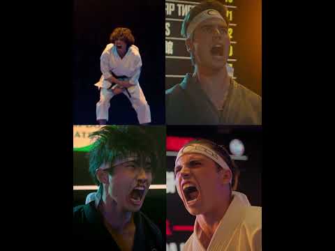 Miguel & Axel & Robby & Kwon vs Terry Silver🔥 #cobrakai #edit #viral #shorts
