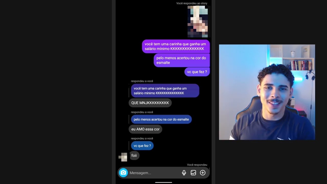 COMO CHAMAR ELA PELA PRIMEIRA VEZ RESPONDENDO UM STORY