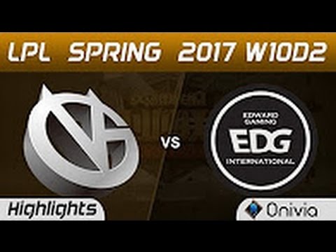 VG vs EDG Highlights Game 2 LPL Spring 2017 W10D2 Vici Gaming vs Edward Gaming G2