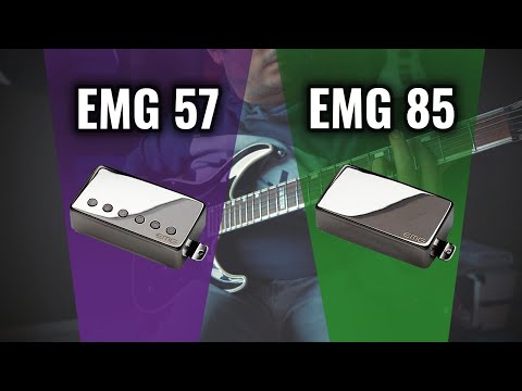 EMG 57 battles EMG 85 \\ Comparison of EMG active guitar pickups (METAL)