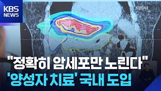암세포만 정밀 타격…입자 치료 전성시대 / KBS  2026.04.13.