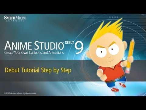 Anime Studio 9 (Moho) Debut Tutorial - Step by Step Tutorial