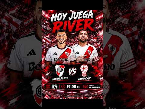 HOY JUEGA RIVER🔴⚪ #futbol #viral #futbolargentino #shorts #river #riverplate #argentina #lpf #carp