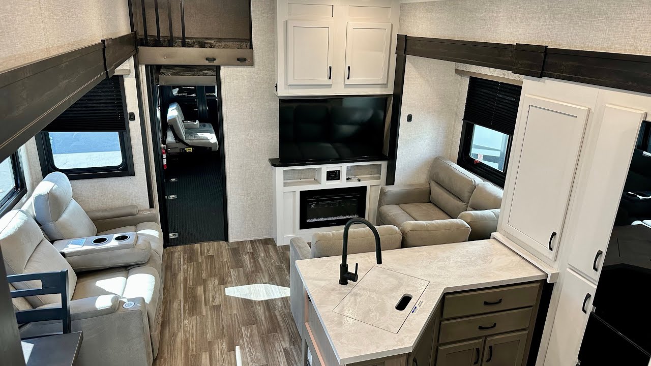 SPACIOUS TOY HAULER FLOORPLAN 2024 Jayco Seismic 395 - Walk Through