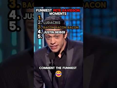 Funniest Pete Davidson Moments 😂 #top5 #funny #comedian #petedavidson
