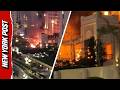Luxury Fairmont Hotel in Dubai ENGULFED in Flames After Being Hit by Iranian Missile Strike