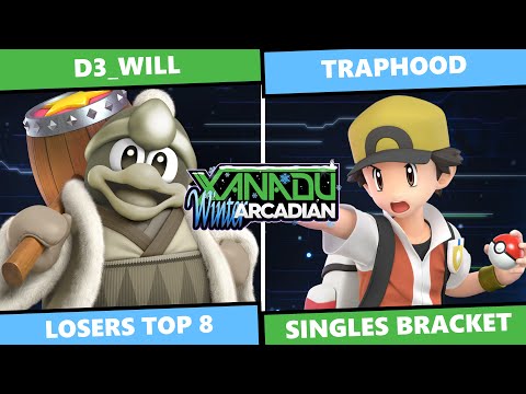 MDVA Winter Arcadian 2023: Losers Top 8 - D3_Will (Dedede) Vs TrapHoodHighlights (PT) SSBU Singles