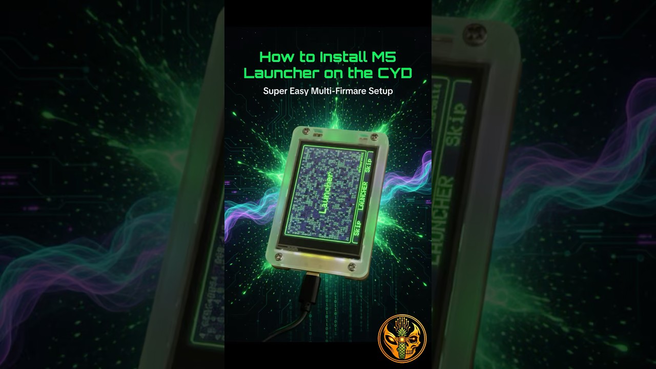 How to Install M5 Launcher on CYD (Super Easy Multi-Firmware Setup!)