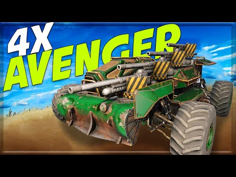 Not 1, Not 2, Not 3 but 4 CANNONS • 57mm Avenger • Catalina • Harpy • Crossout