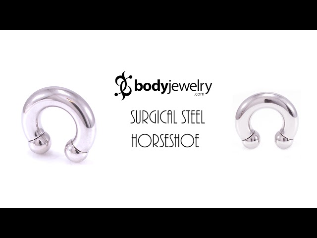 Vídeo relacionado con FECTAS PA Anillo Príncipe Alberto Piercing Internamente Roscado Circular Barbells Herradura 12G 16mm Acero Quirúrgico Joyería Corporal para Hombres Mujeres
