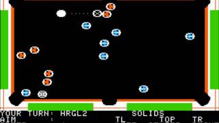 Pool v1.5 for the Apple II