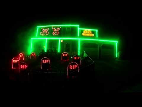Halloween Light Show 2014 - Radioactive by Imagine Dragons