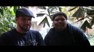 17 year old A-F-R-O does an off-the-head freestyle for R.A the Rugged Man