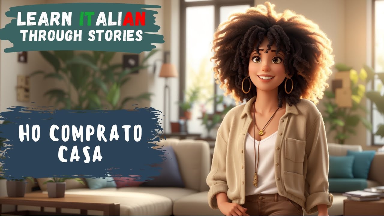 Learn Italian Through Stories | Ho Comprato Casa (I've bought a house) | B2 | Improve your Italian