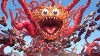 怪獣になって大暴れするゲームの神になっちゃった