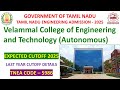 Velammal College Of Engineering And Technology Expected Cutoff 2025 Maduraivelammal Velammal Vcet