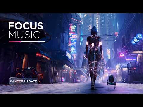 Futuristic Night City | Immersive Music for Concentration