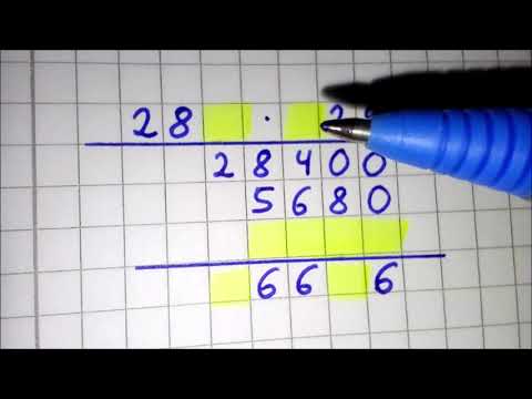 Schriftliche Multiplikation mit Lücken b