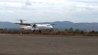 Golden Myanmar Airline in Heho Airport Inle lake