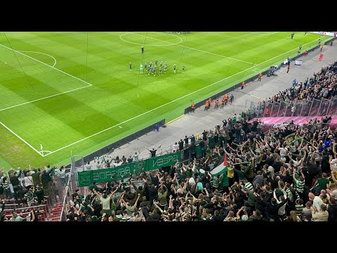 (CELTIC WE LOVE YOU) FULL TIME WHISTLE IN LEIPZIG!!!