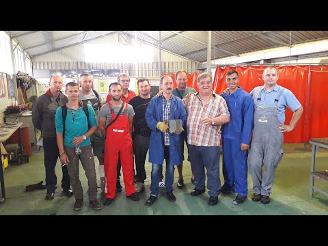 A 10-a serie de absolvenți ai cursului de sudor