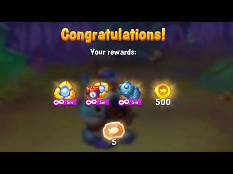 Fishdom Get 4th Rank in Ruby League, Get Treasure Challenge, Temp 1st Rank