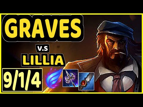 CARIOK (GRAVES) vs LILLIA - 9/1/4 KDA JUNGLE GAMEPLAY - BR Ranked MASTER