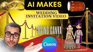Wedding invitation video canva tutorial || Wedding Invitation Video Kaise banaye ?
