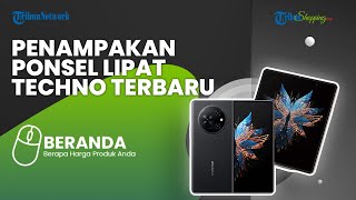Tecno Pamer Ponsel Lipat Pertama Phantom V Fold di Ajang MWC, Tampilannya Mirip Buku