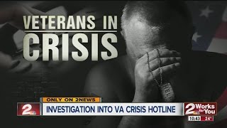Veterans describe runaround when calling crisis line