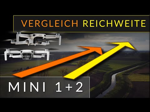 Vergleich Reichweite DJI MINI 2 vs  DJI Mavic Mini - Test der Drohnen