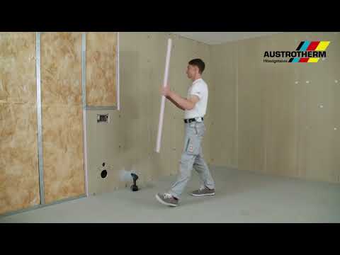 Austrotherm Uniplatte építőlemez kivitelezése fémvázas falszerkezetre