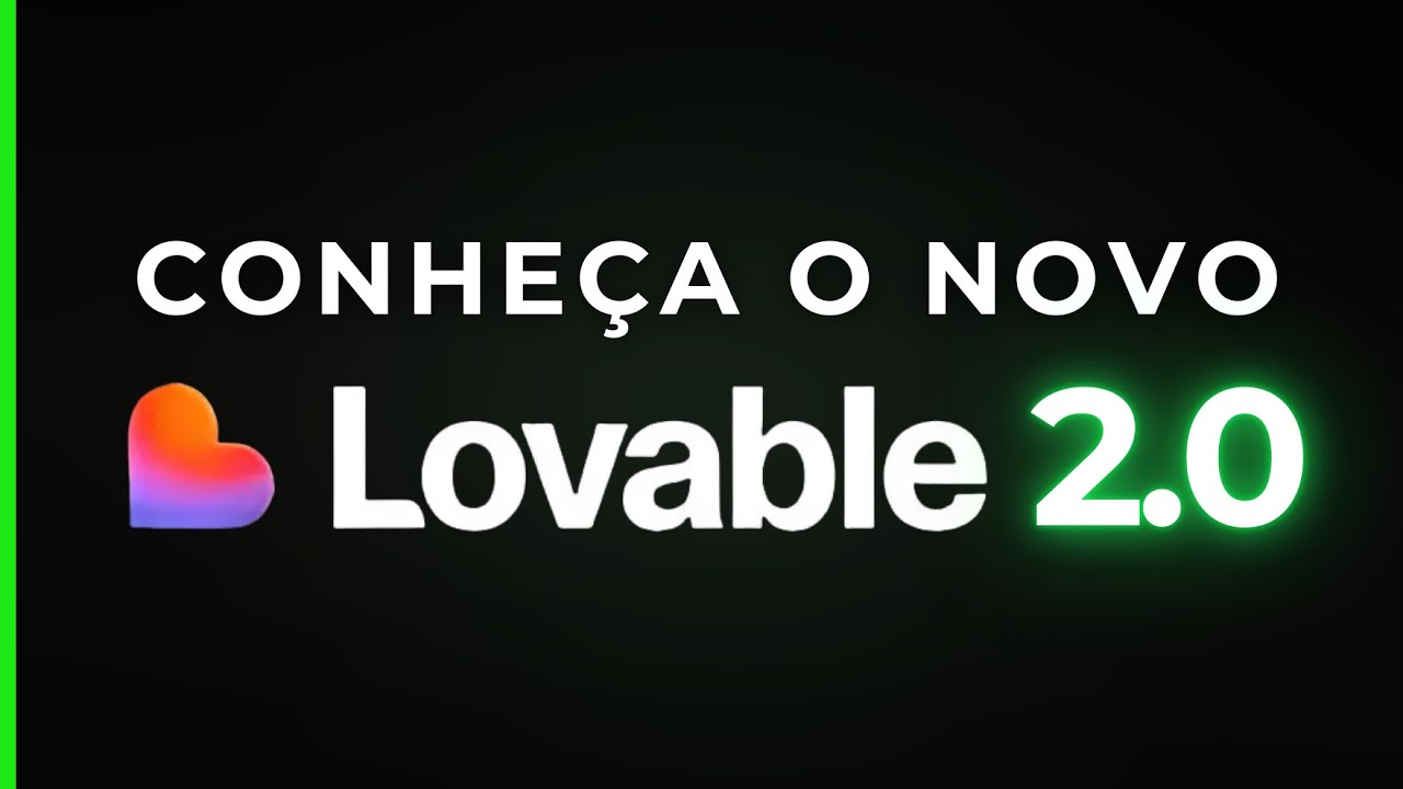 A INCRÍVEL atualização do LOVABLE 2.0 (MELHOR IA DE TODAS!)