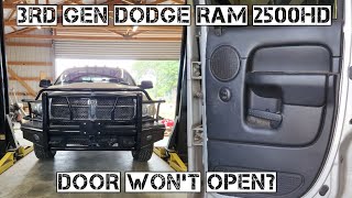 3rd Gen Dodge Door wont open? Fixing Your Stubborn Door. #3rdgen