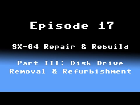 Episode 17: SX-64 Repair and Rebuild, Part 3: Disk Drive Removal and Refurbishment