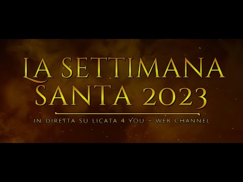 I riti della Settimana Santa 2023 in diretta streaming sui nostri canali / Promo