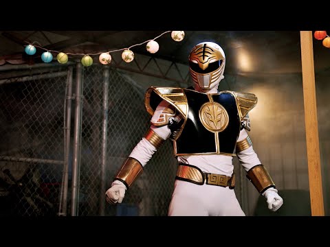 WHITE RANGER vs SCORPION - Super Power Beat Down / Bat in the Sun