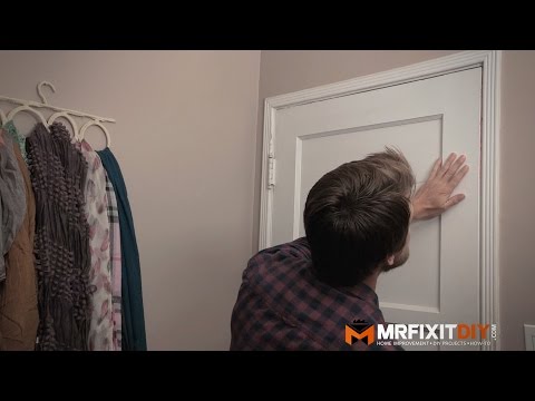 Part of a video titled HOW TO FIX A STICKING DOOR - YouTube