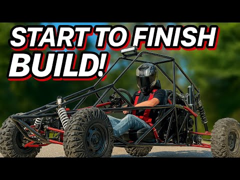 HOMEMADE V4 CROSSKART TIME LAPSE! 8 months of work in 30 minutes! 