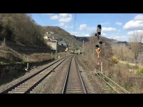 Führerstandsmitfahrt: Bingen - Koblenz (Linke Rheinstrecke)